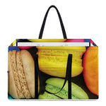 Colorful Macarons Print Utility Tote Bag