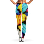 Colorful Macarons Print Women's Leggings