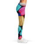 Colorful Macarons Print Women's Leggings