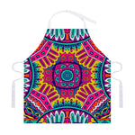 Colorful Mandala Bohemian Pattern Print Adjustable Apron