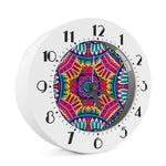 Colorful Mandala Bohemian Pattern Print Alarm Clock