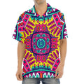 Colorful Mandala Bohemian Pattern Print Aloha Shirt