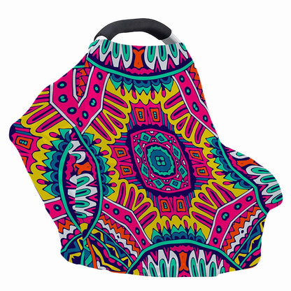 Colorful Mandala Bohemian Pattern Print Baby Seat Cover