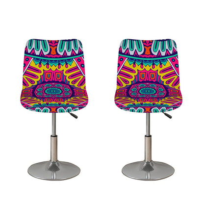 Colorful Mandala Bohemian Pattern Print Bar Stool Covers