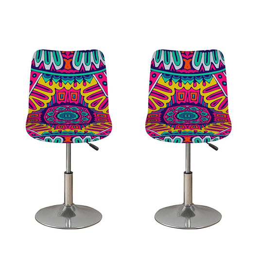 Colorful Mandala Bohemian Pattern Print Bar Stool Covers