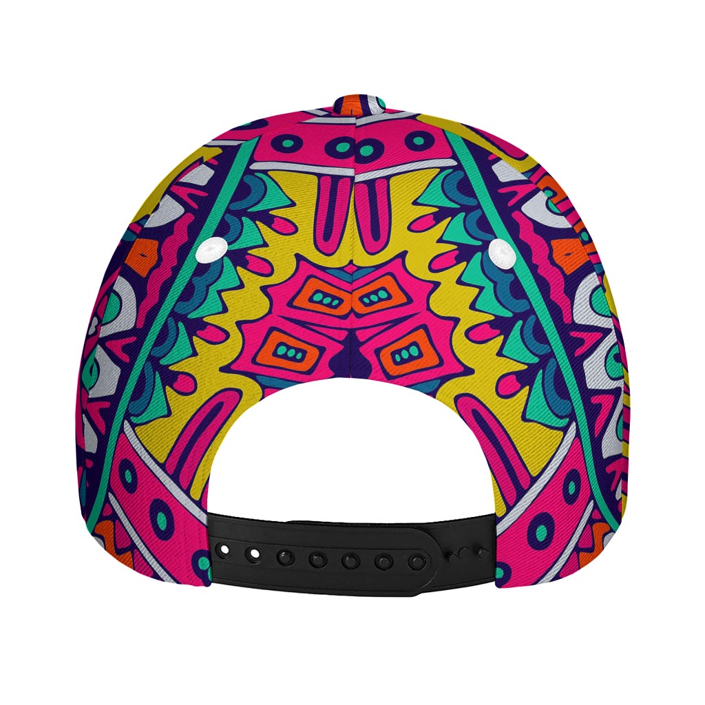 Colorful Mandala Bohemian Pattern Print Baseball Cap
