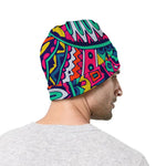 Colorful Mandala Bohemian Pattern Print Beanie