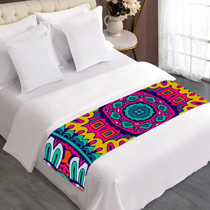 Colorful Mandala Bohemian Pattern Print Bed Runner