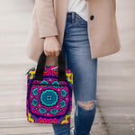 Colorful Mandala Bohemian Pattern Print Bible Tote Bag