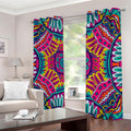 Colorful Mandala Bohemian Pattern Print Dimout Grommet Curtains