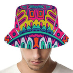Colorful Mandala Bohemian Pattern Print Bucket Hat