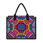 Colorful Mandala Bohemian Pattern Print Canvas Tote Bag