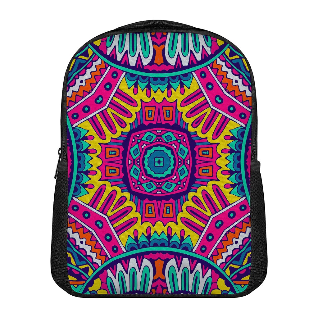 Colorful Mandala Bohemian Pattern Print Casual Backpack