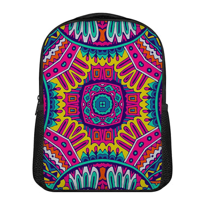 Colorful Mandala Bohemian Pattern Print Casual Backpack
