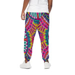 Colorful Mandala Bohemian Pattern Print Cotton Pants