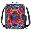 Colorful Mandala Bohemian Pattern Print Crossbody Lunch Bag