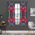 Colorful Mandala Bohemian Pattern Print Grommet Curtain Panels