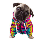 Colorful Mandala Bohemian Pattern Print Dog Zip Up Hoodie