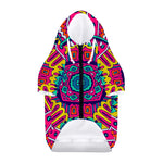 Colorful Mandala Bohemian Pattern Print Dog Zip Up Hoodie