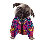 Colorful Mandala Bohemian Pattern Print Dog Zip Up Jacket