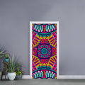 Colorful Mandala Bohemian Pattern Print Door Sticker