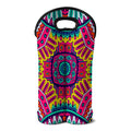 Colorful Mandala Bohemian Pattern Print Double Neoprene Wine Tote
