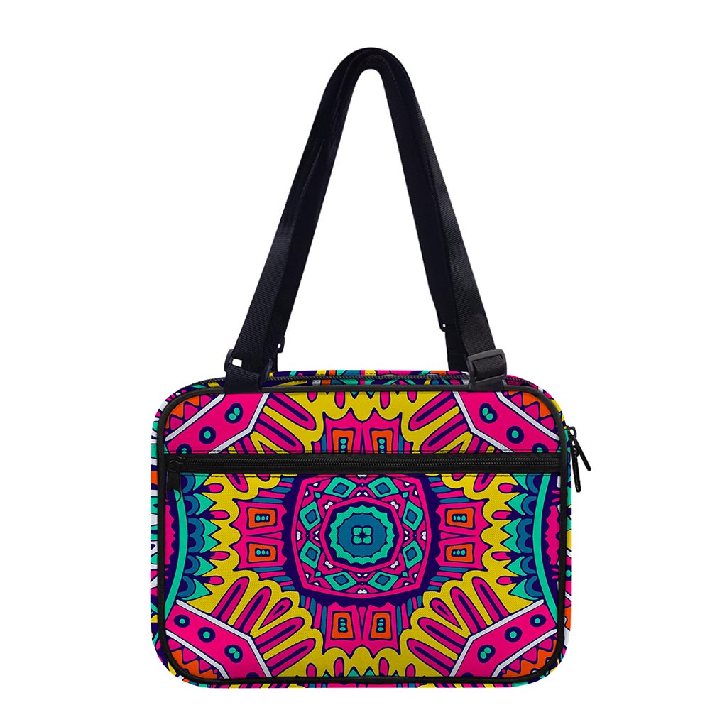Colorful Mandala Bohemian Pattern Print Double Strap Bible Bag