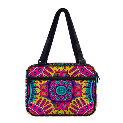 Colorful Mandala Bohemian Pattern Print Double Strap Bible Bag