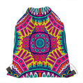 Colorful Mandala Bohemian Pattern Print Drawstring Bag