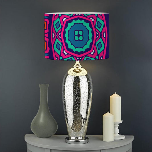 Colorful Mandala Bohemian Pattern Print Drum Lamp Shade