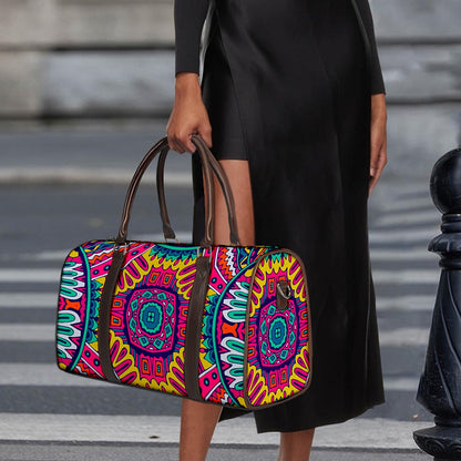 Colorful Mandala Bohemian Pattern Print Duffle Bag