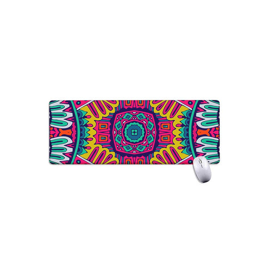 Colorful Mandala Bohemian Pattern Print Extended Mouse Pad