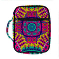 Colorful Mandala Bohemian Pattern Print Front Pocket Bible Bag