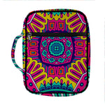 Colorful Mandala Bohemian Pattern Print Front Pocket Bible Bag