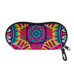 Colorful Mandala Bohemian Pattern Print Glasses Case