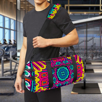 Colorful Mandala Bohemian Pattern Print Gym Bag