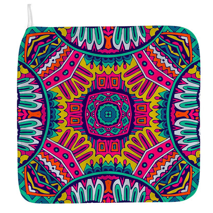 Colorful Mandala Bohemian Pattern Print Hand Towel