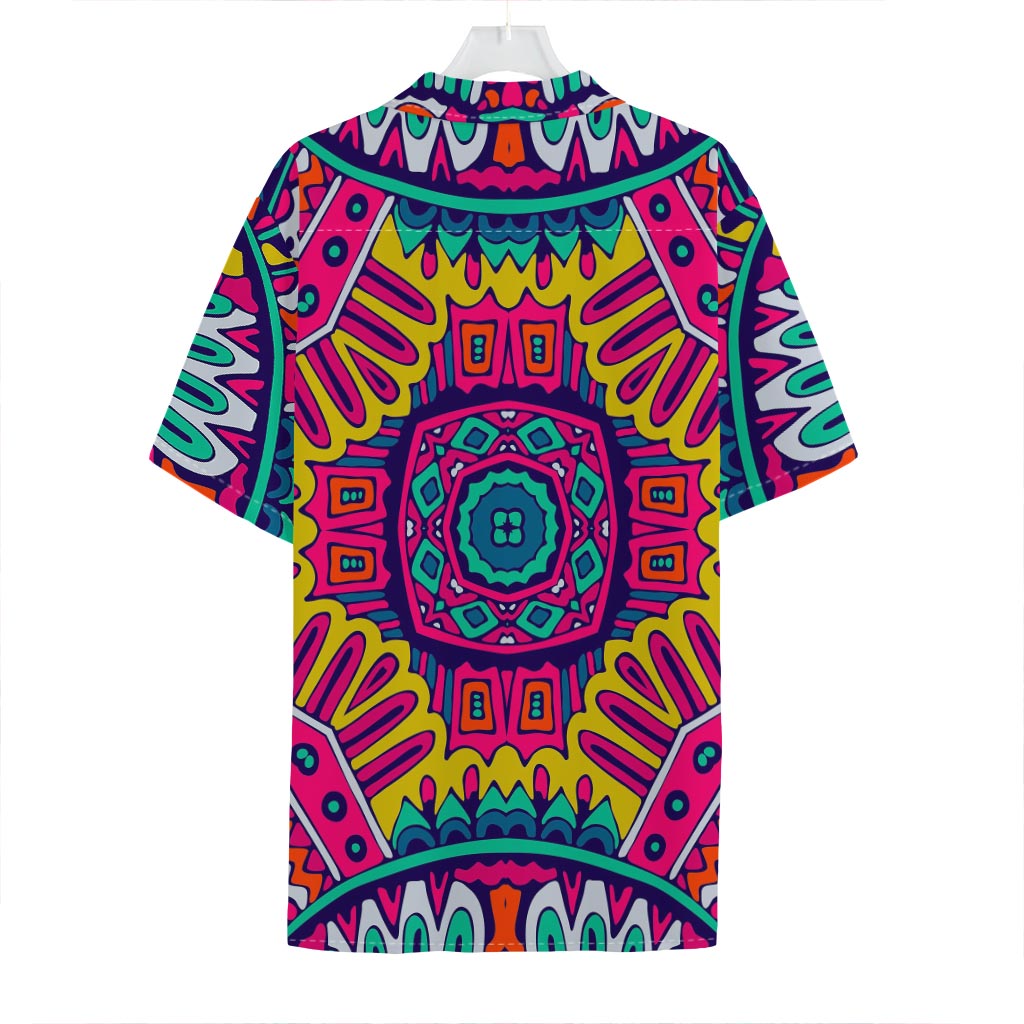 Colorful Mandala Bohemian Pattern Print Hawaiian Shirt