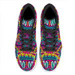 Colorful Mandala Bohemian Pattern Print High Top Leather Sneakers