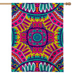 Colorful Mandala Bohemian Pattern Print House Flag