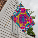 Colorful Mandala Bohemian Pattern Print House Flag