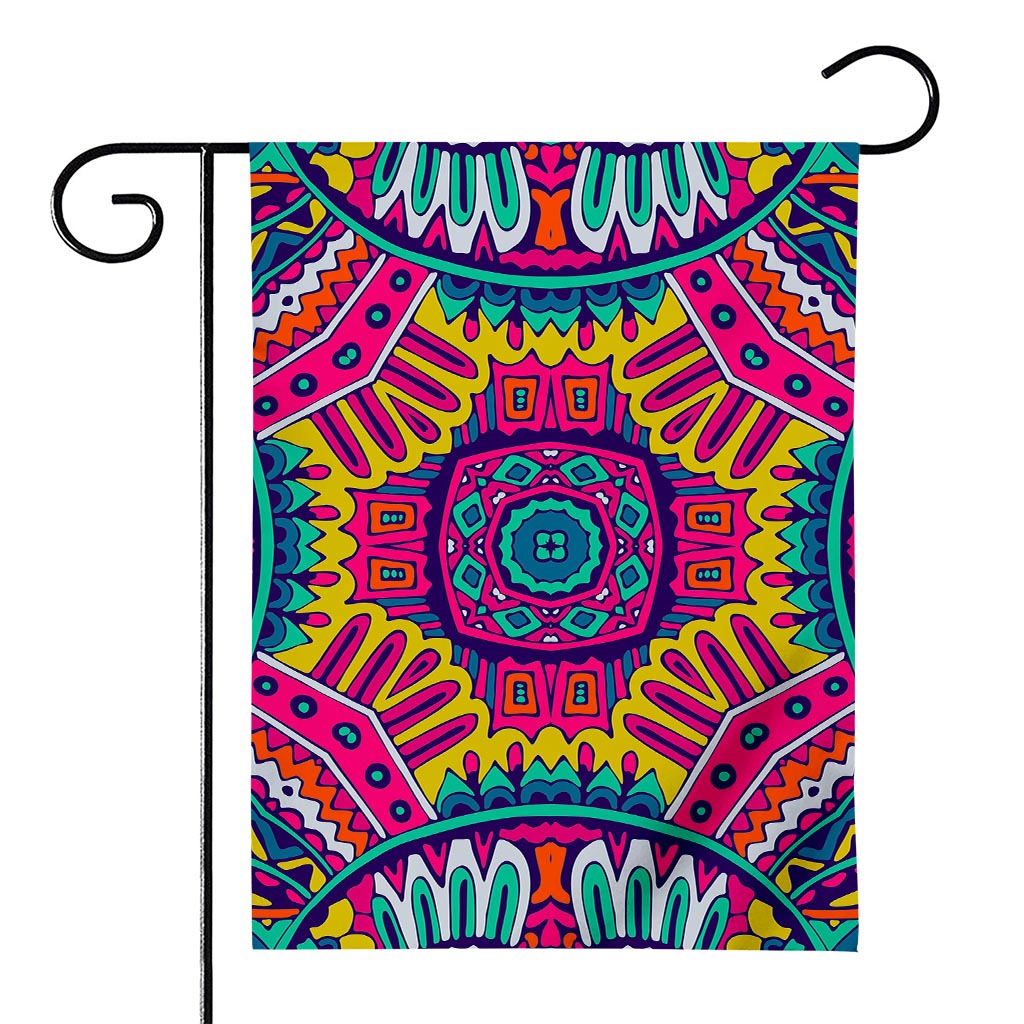 Colorful Mandala Bohemian Pattern Print House Flag