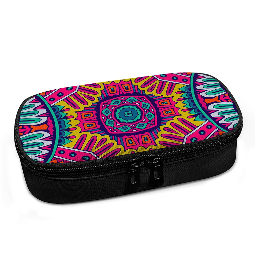 Colorful Mandala Bohemian Pattern Print Insulin Cooler Travel Case