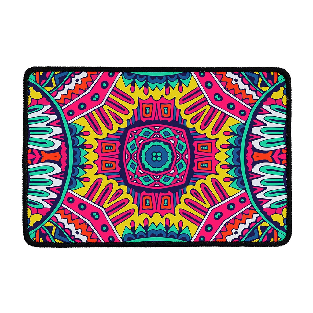 Colorful Mandala Bohemian Pattern Print Kitchen Mat