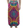 Colorful Mandala Bohemian Pattern Print Lantern Pants