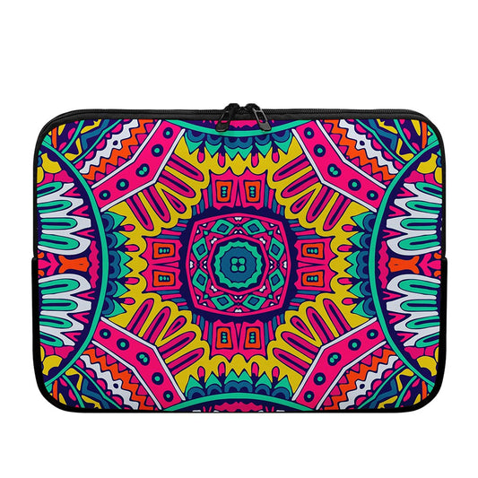 Colorful Mandala Bohemian Pattern Print Laptop Sleeve