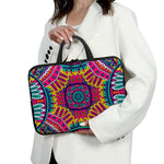 Colorful Mandala Bohemian Pattern Print Laptop Sleeve With Handle
