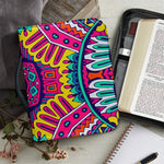 Colorful Mandala Bohemian Pattern Print Leather Bible Cover