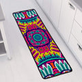 Colorful Mandala Bohemian Pattern Print Long Kitchen Mat