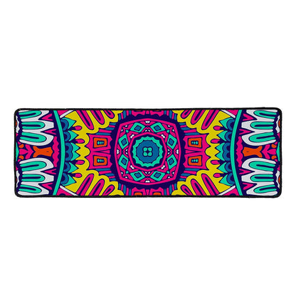Colorful Mandala Bohemian Pattern Print Long Kitchen Mat